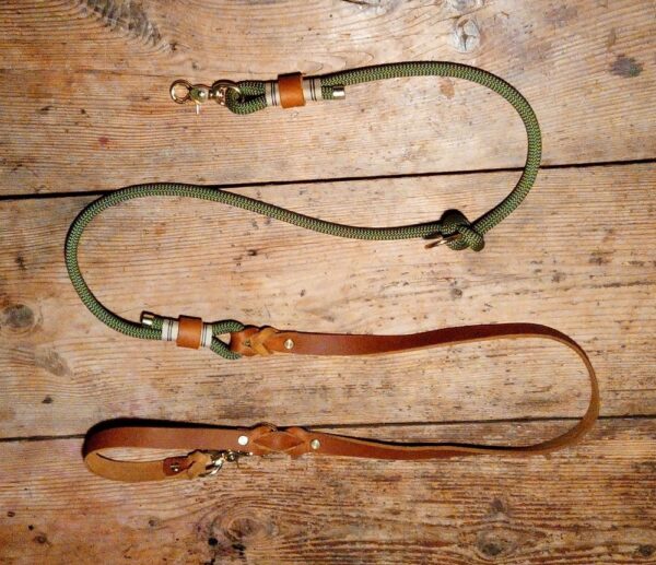 Vodítko přepínací v kombinaci s kůží - Venchim Vodítko přepínací v kombinaci s kůží - Venchim