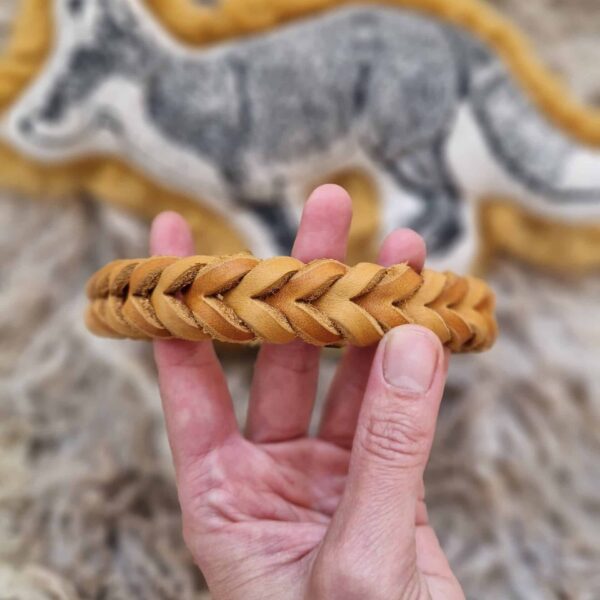 Kožený obojek - Venchim Kožený obojek v barvě cognac.