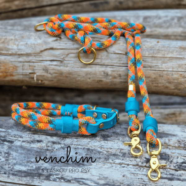 Set obojek + vodítko Venchim Set obojek + vodítko Venchim